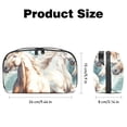 thumbnail image 5 of Horse Digital Pouch with Oxford Fabric, Waterproof, Size 5.9x9.44x3.14 in, Cord Organizer, Charger Organizer, Bag Cable Organizer, Electronic Travel Case Organizer, 5 of 6