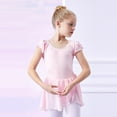 thumbnail image 3 of Toddler Ballet Leotard For Girls Dance Flutter Sleeve Leotard Ballerina Ballet Dress Outfit Pink D, 3 of 4