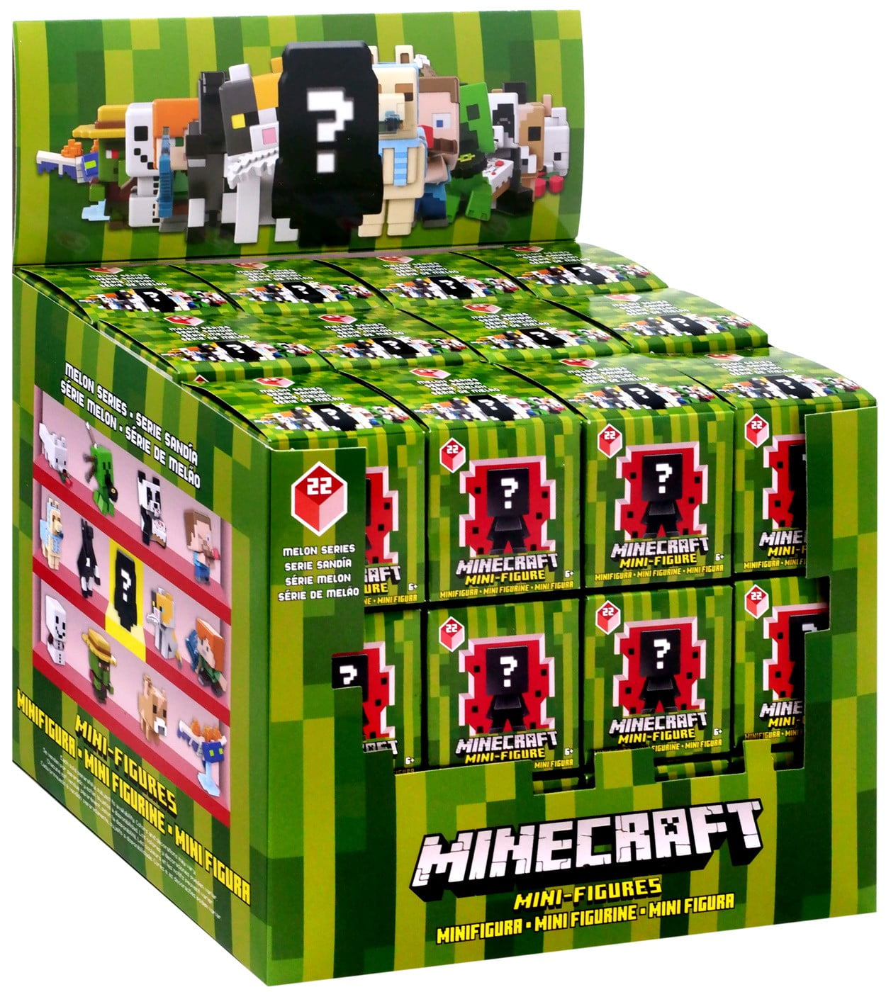 Minecraft Melon Series 22 Mystery Box 36 Packs Walmart Com Minecraft Melon Series 22 Mystery Box 36 Packs Walmart Com