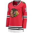 thumbnail image 2 of Women's Fanatics MacKenzie Entwistle Red Chicago Blackhawks Home Breakaway Player Jersey, 2 of 3