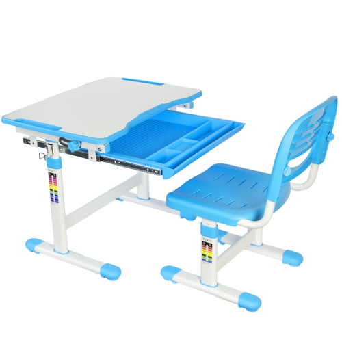 children's height adjustable desk and chair
