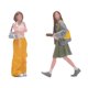 thumbnail image 5 of 2 figuras femeninas a escala 1/64, modelo 3D viajera, diorama con personajes animados, figuras diminutas para maquetas estaciones tren., 5 of 8