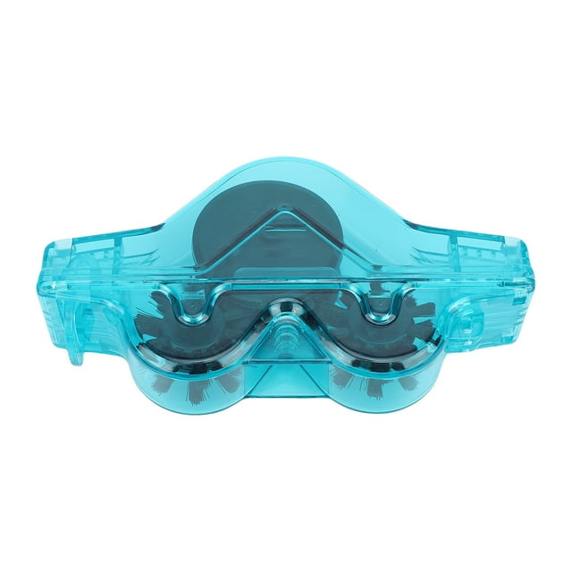 Bike Chain Cleaner, ABS Multifunctional Chain Scrubber Cleaning Tool with Rotating Bristles for Mountain Road Folding and Full Speed Bike Chains, Bike Cleaning Brush Tool