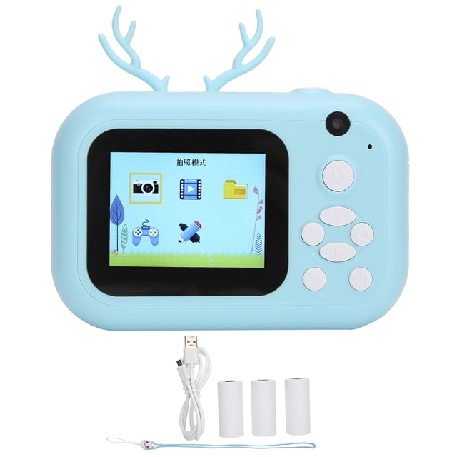 2,4 pulgadas IPS pantalla HD 1080P cámara para niños impresora térmica instantánea cámara digital regalo