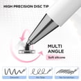 thumbnail image 5 of Stylus Pen for Touch Screens, Capacitive Universal Disc Tip & Magnet Cap Styli Pencil For Apple iPad pro/iPad/iPhone/Switch/Galaxy Tab/Tablet/All Touch Devices., 5 of 6