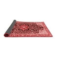 thumbnail image 2 of Ahgly Company Indoor Square Medallion Red Traditional Area Rugs, 4' Square, 2 of 4