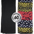 thumbnail image 3 of YWC-Evolve Wrap Scarf 2-Pack Tribal, Black, 3 of 4