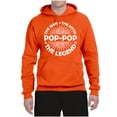 thumbnail image 2 of Wild Bobby, Pop-Pop Man Myth Legend Funny Dad Uncle Papa Granpa Dad Gift, Father's Day, Unisex Graphic Hoodie Sweatshirt, Orange, Medium, 2 of 4