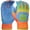 Blue/Orange, variant on Rawlings Youth Workhorse Fun Burst Limited Edition Batting Gloves Royal Medium