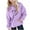 Purple, variant on Girls Oversized Hoodies Paw & Love Heart Printed Pullover Sweatshirts Clothes for Kids Valentines Day Gifts, Purple 14 Years