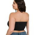thumbnail image 3 of 6 Packs - Zenana Women & Plus Seamless Strapless 7" Bandeau Tube Top w/No Pad, 3 of 3