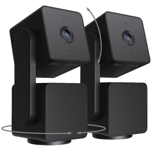 Cámara de seguridad WYZE Cam Pan v3 1080p para interiores/exteriores, paquete de 2