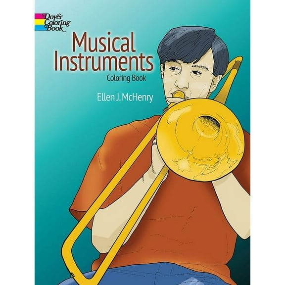 Dover Kids Coloring Books Musical Instruments Coloring Book, (Paperback)