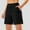 Black, variant on Pitauce Women's Lightweight Gym Workout Shorts High Waisted Tummy Control Stretch Shorts Summer Casual Breathable Shorts with Pockets