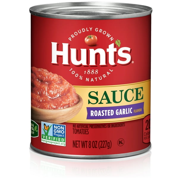 Hunt's Tomato Sauce with Roasted Garlic, 8 oz