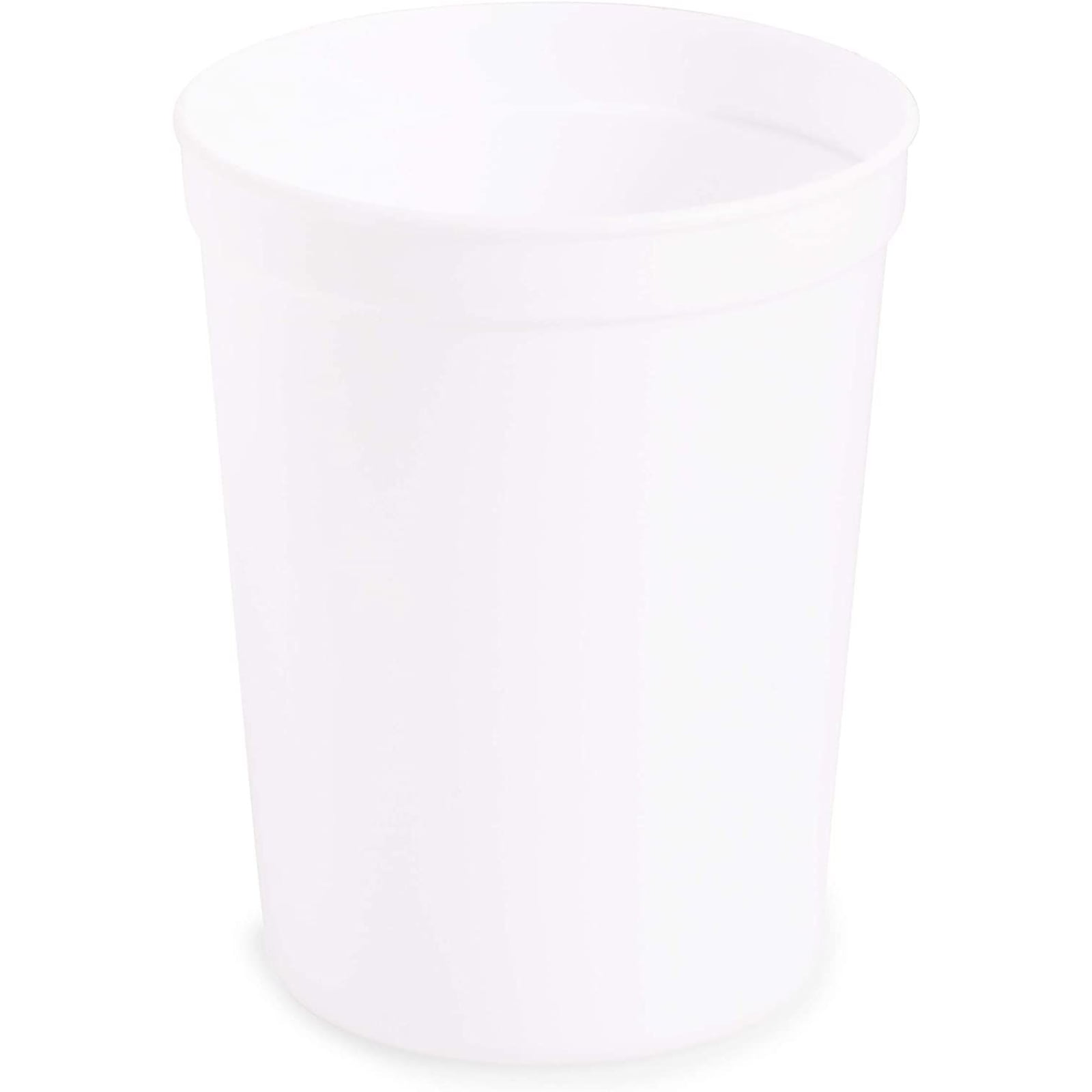 CSBD 10 Pack Blank 16 Oz Plastic Stadium Cups BULK Tumblers Reusable or  Great for sale online