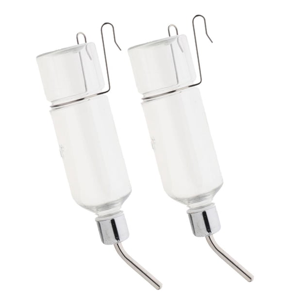 Del Alimentador Del Animal Doméstico 2pcs, Dispensador Del Agua Del Animal Pequeño Del Hámster con Soporte Yuyangstore Botella de agua para animales pequeños
