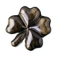 thumbnail image 2 of Escultura de trébol de cuatro hojas para decoración del hogar que simboliza el amor, la carrera, la riqueza y Negro, 2 of 9