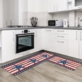 thumbnail image 2 of Stripes Stars Kitchen Rugs, Independence Day American Flag Kitchen Rug, 4th of July Decor Kitchen Mats for Floor, Kitchen Organization Non-Slip Kitchen Mat, Anti-Fatigue Mat Kitchen Decor Runner Rug, 2 of 6