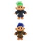 thumbnail image 1 of de 2 muñecos con cabellero de color, de acción de pequeño con ropa, juguete para casa de , adornos para tartas, cumpleaños perfke pequeños muñecos trolls, 1 of 9