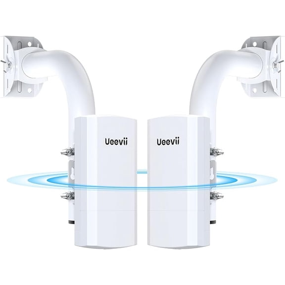 UeeVii 2.4G Point to Point Wireless Bridge with 2 Bracket