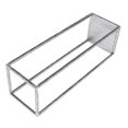 thumbnail image 4 of Soporte de exhibición de la torta rectangular Soporte de exhibición de la torta rectangular Flor de la planta Postre Exhibidor de postres Retro Plata Super Magideal Soporte de exhibición de la torta rectangular, 4 of 7