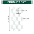 thumbnail image 2 of Uxcell 4 Pcs Separador de Cajón Plástico Ajustable Organizador de Divisor para Ropa Interior Cinturón Bufanda Calcetines, Blanco, 2 of 6