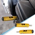 thumbnail image 3 of Unique Bargains Pair Universal Motorcycle Folding Foot Pegs Foot Rest Replacement Blue, 3 of 7