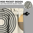 thumbnail image 5 of Boho Kitchen Curtains for Windows – Rustic Tribal Floral Print Cafe Curtains, Vintage Bohemian Geometric Panels for Home Décor, 5 of 6