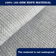 thumbnail image 5 of HOMEYA Sun Shade Sails Canopy, 8/12/16/20FT Rectangle UV Block Awning Canopy with D-Ring & Free Rope for Party Patio Garden Outdoor Facility and Activities, 5 of 8