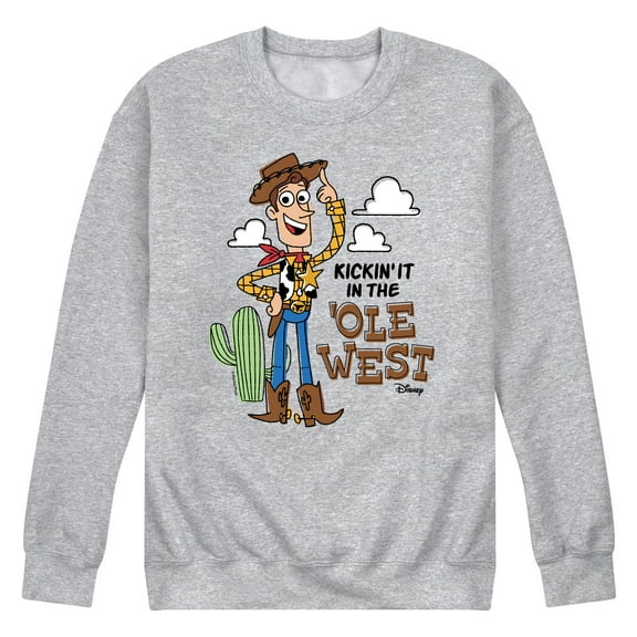 Toy Story - Kicking It In The Ole West - Men's Crew Neck Fleece Pullover