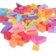 thumbnail image 3 of 200 Piezas / De Bloques De Construcción Geométricos De Espuma EVA Para Niños En Edad Reconocimiento De Desarrollo De Hugo Bloques de rompecabezas de construcción para niños, 3 of 10