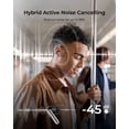 thumbnail image 3 of Wireless Earbuds, ANC 5.4 Bluetooth Headphones,in Ear with 6 Noise Cancelling Mic,Stereo Deep Bass,Game Wireless Earphones,Black, 3 of 10