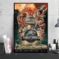 thumbnail image 3 of Póster icónico de la serie Jurassic Park: lienzo vintage de Jurassic World, imágenes de arte de pared con temática de dinosaurios, 3 of 5
