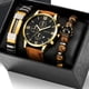 thumbnail image 4 of Reloj para hombre, regalo de negocios, traje de regalo de cumpleaños festivo, pulsera, collar, reloj, traje, 3 piezas/juego, 4 of 6