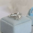 thumbnail image 2 of 2.20Ct Round Cut Lab Created Diamond Women's Engagement Ring 14K White Gold Plated, 2 of 4