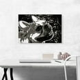 thumbnail image 2 of ARTCANVAS Bulldog Dog Breed Black White Canvas Art Print - Size: 26" x 18" (1.50" Deep), 2 of 9