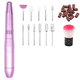 thumbnail image 1 of Bienvenido Kit de máquina de taladro de uñas eléctrico, juego de lima de uñas eléctrica portátil para uñas de gel acrílico, herramienta de manicura pedicura con brocas de uñas, bandas de lijado,, 1 of 5