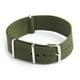 thumbnail image 1 of Watch Strap Band Nylon Canvas Divers G10 Mens Colour: Green Width:18mm, 1 of 2