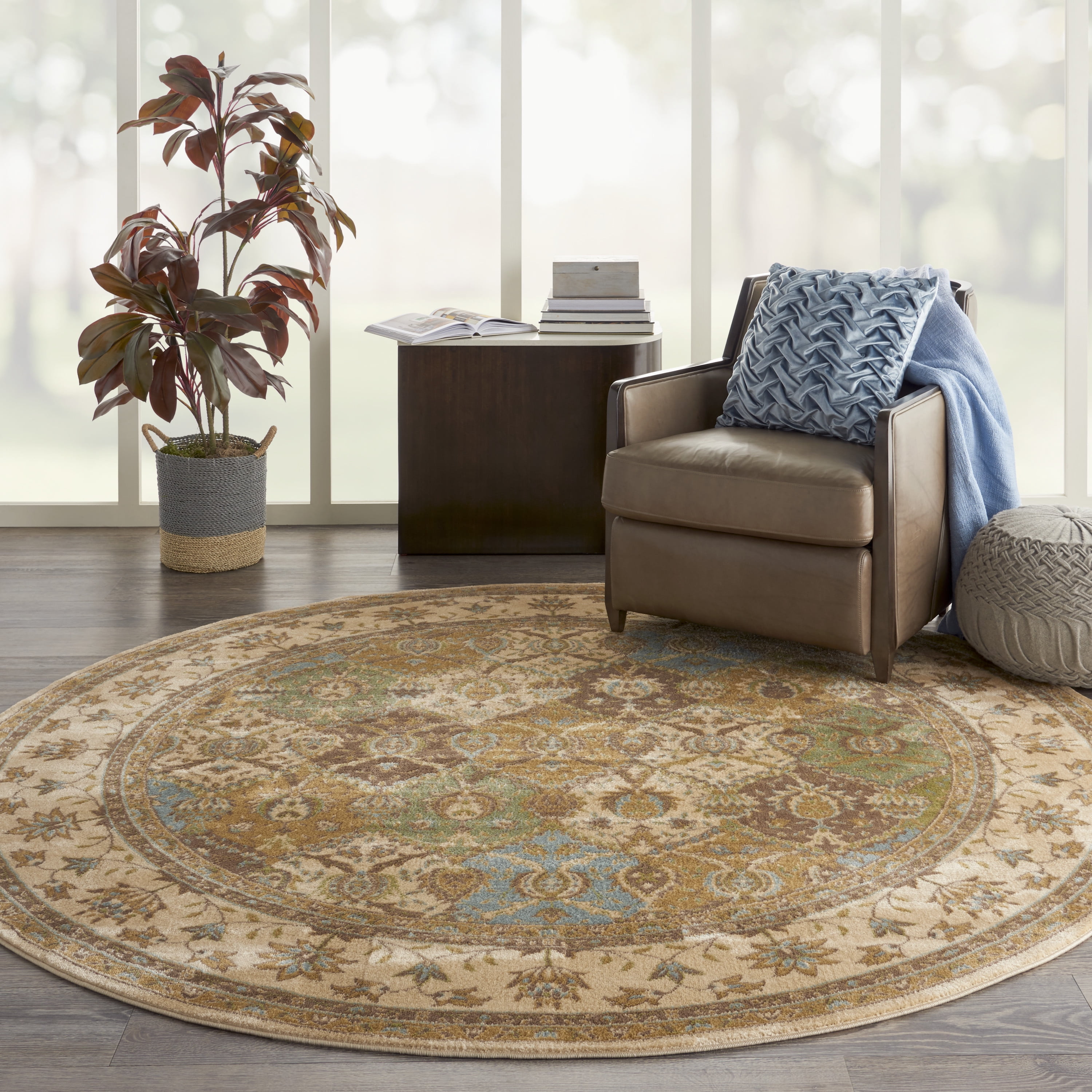 Nourison Modesto Beige Area Rug