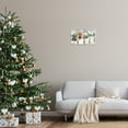 thumbnail image 3 of Stupell Industries Winter Farmhouse Scene Holiday Painting White Framed Art Prints Wall Art, 18 x 12, 3 of 10
