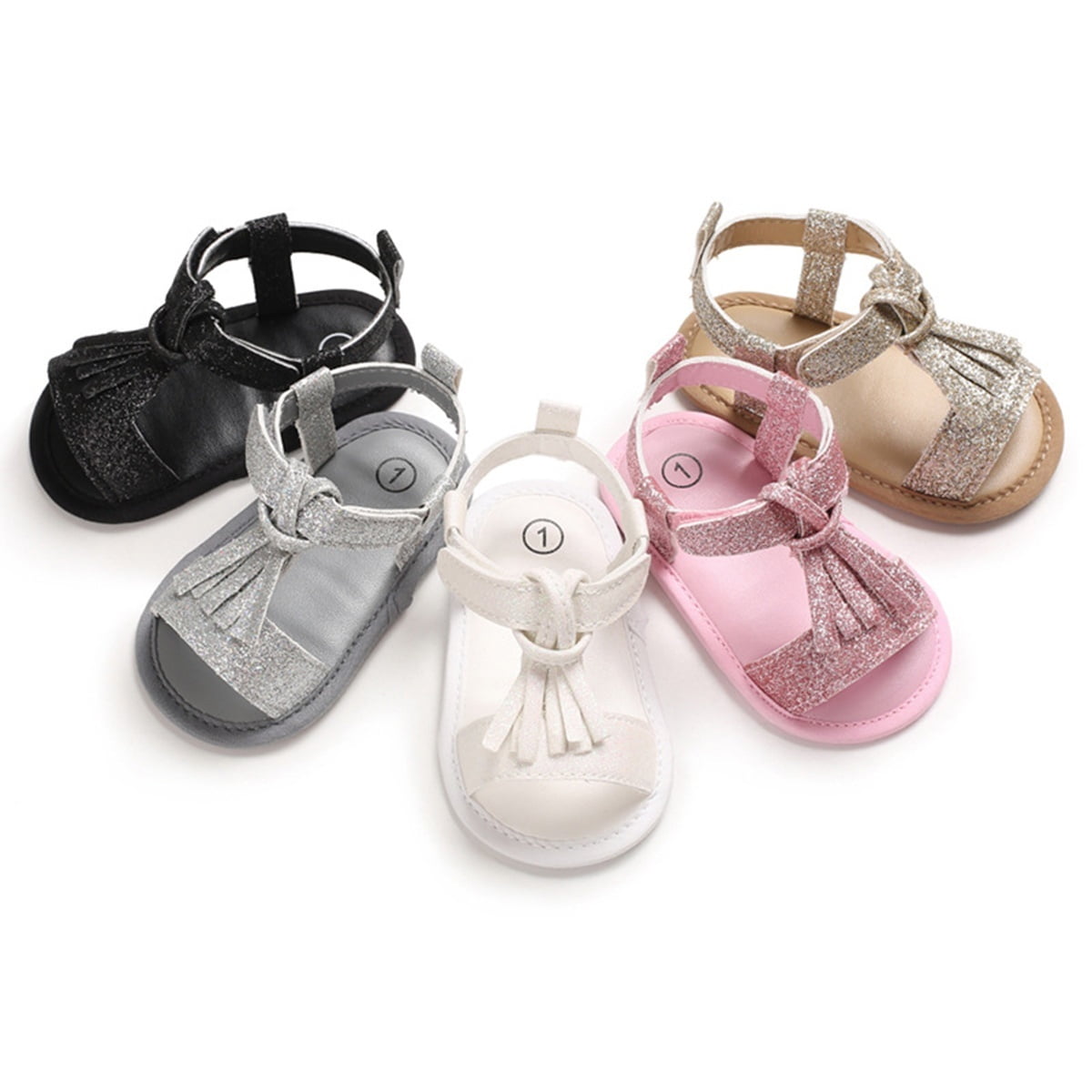 baby girl crib sandals