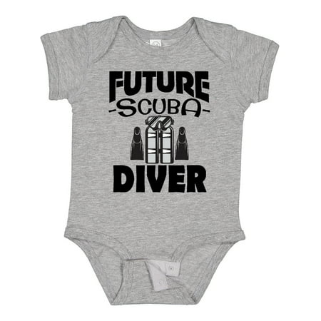 

Inktastic Future Scuba Diver Gift Baby Boy or Baby Girl Bodysuit