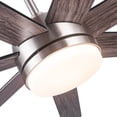 thumbnail image 2 of Wellspeed 62 in. Indoor Brushed Nickel Smart LED Ceiling Fan with 7-Blade and Smart APP Control, 2 of 15