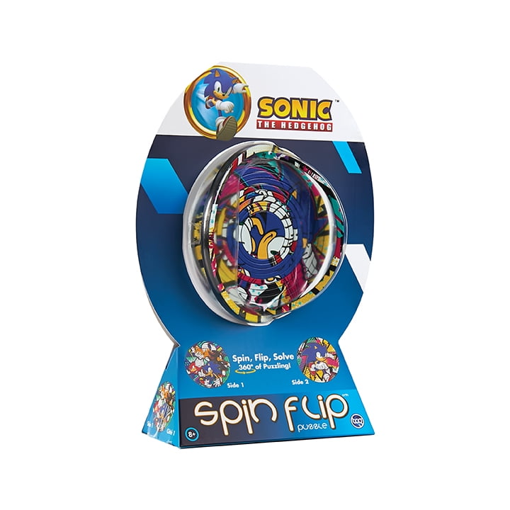 玩具 TCG Toys Spin Flip Puzzle Sonic the Hedgehog 360-Degree Double