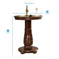 thumbnail image 3 of Table de Pub Antoinette en Cerise Luxuriante, 3 of 3