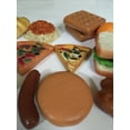 thumbnail image 3 of JaxoJoy 122-Piece Deluxe Pretend Play Food Set Beautiful Toy Food Assortment, 3 of 5