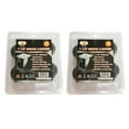 thumbnail image 2 of 8 Pack 1 1/2" Swivel Casters Plate Mounting Wheel Rubber Top Plate Heavy Duty, 2 of 4