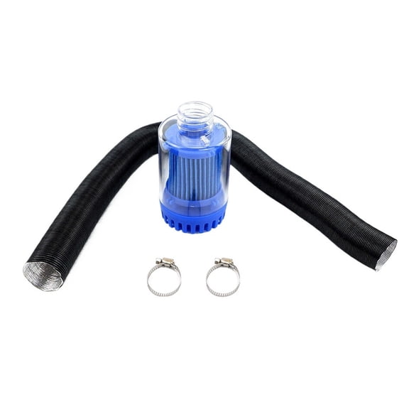 25mm Air Intake Filter Silencer with 60cm Ducting Pipe and Clips for Diesel Heater for Webasto for Eberspacher