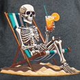 thumbnail image 3 of CafePress - Beach Skeleton Tropical Halloween Women's Value T Shirt - Women's Traditional Fit Dark T-Shirt, 3 of 4